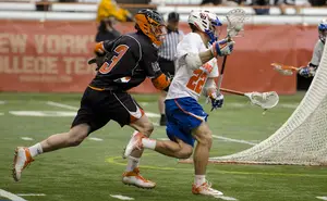 Syracuse midfielder JoJo Marasco expects the rule changes to benefit the Orange's up-tempo offense.