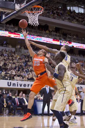 Brandon Triche and the Orange are getting back to their more natural transition offense. A key in that back to basics approach is rebounding. Tellingly, SU is undefeated in games in which it outrebounds its opponents this season.