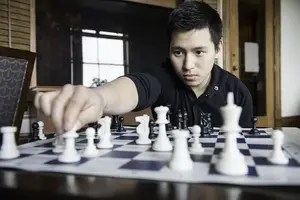 Tae Kim, an undecided freshman, won first place in the expert category of his first chess tournament as a college competitor. On his way to victory, he defeated a chess Grandmaster.