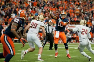 Terrel Hunt and the Syracuse offense has undergone a chance of pace throughout last season, and in spring practice.Offensive coordinator George McDonald has implemented this change, and believes it perfectly fits SU's personnel. 
