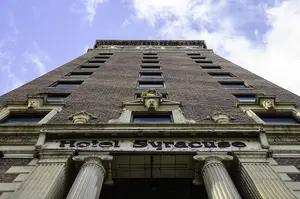 Hotel Syracuse, located a couple blocks from the Oncenter, has been vacant since 2004. A city agency recently agreed to lease the building to the Syracuse Community Hotel Restoration Co. The company has said it intends to invest in the hotel and turn it into a modern facility.