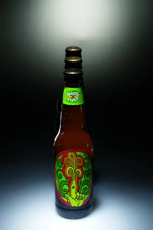 Magic Hat's Pitstil ale tasted floral and citrusy, and the floral scent lasted until the last drop.