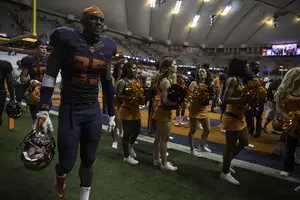 Linebacker Dyshawn Davis and Syracuse received a breather this past weekend with their first bye week of the season. The Orange now faces a stretch of nine straight games before its next off week.