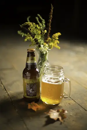 Allagash Tripel Ale evokes feelings of fall. The Belgian-style tripel ale has a fruity flavor, but packs a punch with 9 percent alcohol content.