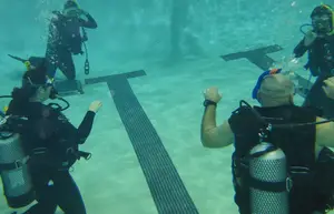 The National Aquatic Service on Erie Boulevard was founded in 1959. As of today, the NAS has taught more than 34,000 people how to scuba dive. Students take a seven-week course which culminates with an open-water dive in Skaneateles Lake.