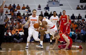 Ron Patterson has been one of two players to get consistent minutes off the bench for Syracuse. But over SU's last four contests, the reserves are collectively averaging just 3.5 points per game. 