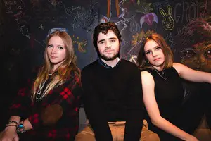 (From left) Jessica Tranter, Connor Nackley and Rowan Epstein formed the electronic music group LIPSTIK last January. The trio has performed as an opening act at Westcott Theatre for artists like Rusko, Candyland and Kill Paris.