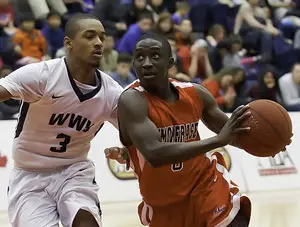 Sango Niang has thrived at D-II Simon Fraser after transferring from Chaffey Community College in California.