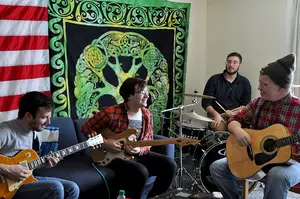 ride bikes., a band that formed this semester, hopes to release an EP in April comprised of 4-5 songs and to perform three or four more times this spring. Members say collaboration is the band’s core.