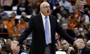 Jim Boeheim will start serving his nine-game suspension this Saturday at Georgetown instead of at the beginning of ACC play.