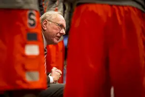On Saturday night, Syracuse head coach Jim Boeheim said he would only talk about basketball. Though some sanctions remain, the period of Syracuse being overshadowed by the NCAA is predominantly over.