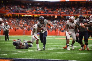 Last year, Dontae Strickland scored a touchdown against North Carolina State. But the Wolfpack downed an Eric Dungey-less Syracuse, 35-20.