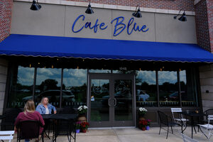 Cafe Blue started with humble beginnings as a food truck, but is now a full-fledged restaurant. It serves pastries, coffee and more for breakfast and lunch.
