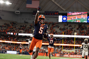 Damien Alford was dismissed from SU’s program on Feb. 12 after leading the Orange with 610 receiving yards in 2023.