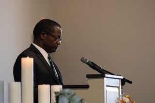 SUNY-ESF Executive Vice President and Provost Dr. Samuel Mukasa spoke on SU and ESF's 