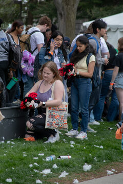 University Union provides do-it-yourself stuffed animals for students to make. Activities were scattered across the Shaw Quadrangle during the 4-hour event.  