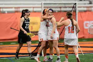 Syracuse roared past Harvard on Wednesday, jumping out to an early lead and winning 16-9 on the road.