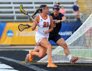 Kayla Treanor ranks second on Syracuse’s all-time scoring list with 393 points. 