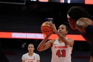 Christianna Carr's double-double in Syracuse's victory over Morgan State was her first since Feb. 24.