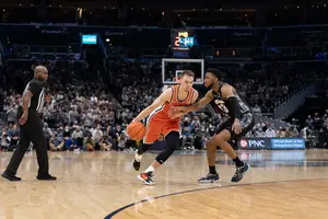 Buddy Boeheim and Syracuse were unable to hold off Georgetown on Saturday despite taking a double-digit lead into halftime. 