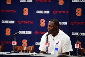 Dino Babers finished his sixth season at Syracuse with a 5-7 record. 