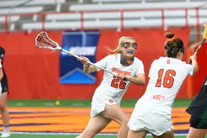 Meaghan Tyrrell and Sarah Cooper were among 25 semifinalists for the Tewaaraton Award.