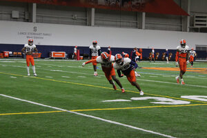 LeQuint Allen has emerged as a receiving threat as he works to replace Sean Tucker as Syracuse’s lead running back.