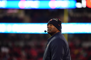 Dino Babers was fired by Syracuse after eight seasons at the helm. He went 20-45 in conference games during his tenure.