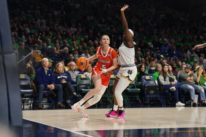 No. 22 Syracuse outscored No. 15 Notre Dame by 14 points in another dominant fourth quarter, upsetting the Fighting Irish 79-65 in its first-ever win in South Bend.