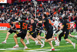 No. 5 Syracuse's 13-12 loss to No. 4 Maryland was marred by controversy after Michael Leo's potential game-winning goal was disallowed after video review. 
