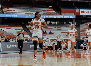 Alyssa Latham averaged 8.6 points per game in her first season with the Orange.