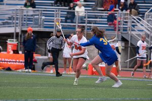 Emma Tyrrell scored six goals for the second time in four games, helping Syracuse defeat Pitt in its eighth straight win.