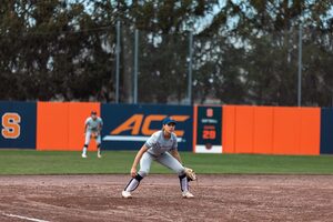 Syracuse’s doubleheader versus Canisius was canceled due to poor field conditions. The first game was tied 2-2 in the top of the third inning before the Orange were forced to cancel the doubleheader.