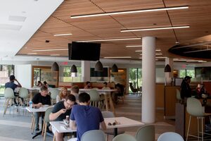 The Syracuse University campus store and dining facilities — residential dining, food courts in Schine Student Center and Goldstein Food Hall, on-campus cafés and convenience stores — will stop accepting cash starting in the fall 2024 semester.