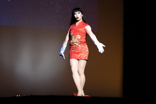 Drag queen Vita Vanitea brought a performance inspired by her home culture from Hong Kong. 